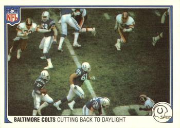 1983 Fleer Team Action #3 Cutting Back to Daylight Front