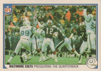 1983 Fleer Team Action #4 Pressuring the Quarterback Front