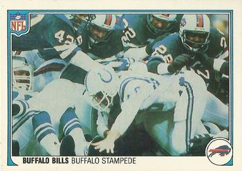 1983 Fleer Team Action #6 Buffalo Stampede Front