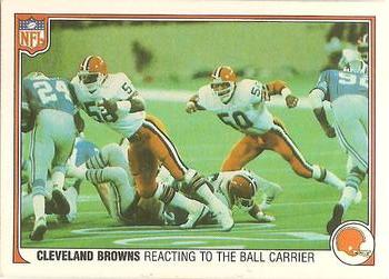1983 Fleer Team Action #12 Reacting to the Ball Carrier Front
