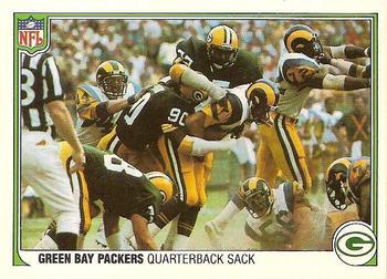 1983 Fleer Team Action #20 Quarterback Sack Front
