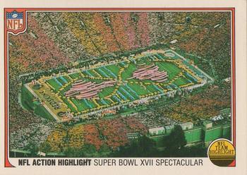 1983 Fleer Team Action #75 Super Bowl XVII Spectacular Front