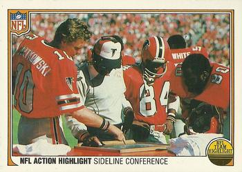 1983 Fleer Team Action #78 Sideline Conference Front