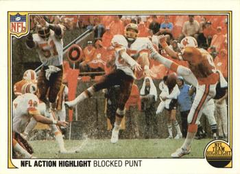 1983 Fleer Team Action #81 Blocked Punt Front