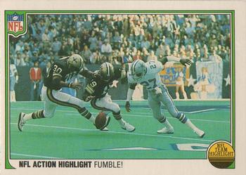 1983 Fleer Team Action #82 Fumble! Front