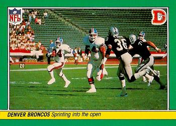 1984 Fleer Team Action #15 Sprinting into the Open Front
