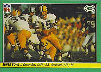 1984 Fleer Team Action #58 Super Bowl II Front