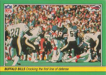 1984 Fleer Team Action #5 Cracking the First Line of Defense Front