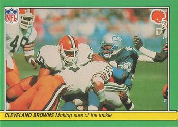 1984 Fleer Team Action #12 Making Sure of the Tackle Front