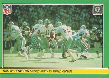 1984 Fleer Team Action #13 Getting Ready to Sweep Outside Front