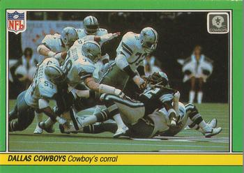 1984 Fleer Team Action #14 Cowboy's Corral Front