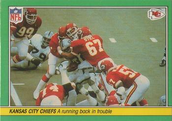 1984 Fleer Team Action #24 A Running Back in Trouble Front