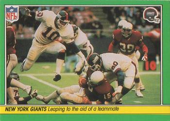1984 Fleer Team Action #38 Leaping to the Aid of a Teammate Front