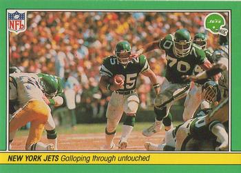 1984 Fleer Team Action #39 Galloping Through Untouched Front
