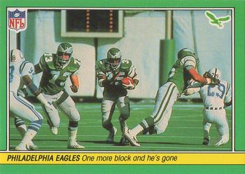 1984 Fleer Team Action #41 One More Block and He's Gone Front