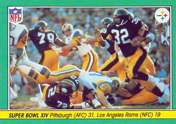 1984 Fleer Team Action #70 Super Bowl XIV Front