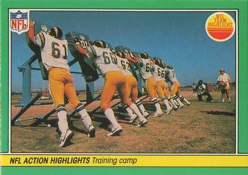 1984 Fleer Team Action #84 Training Camp Front