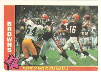 1985 Fleer Team Action #13 Plenty of Time to Fire the Ball Front