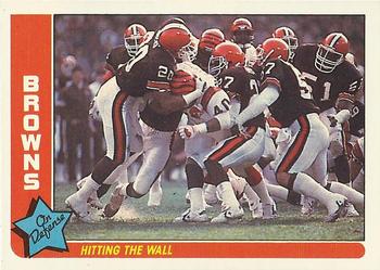 1985 Fleer Team Action #14 Hitting the Wall Front