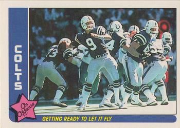 1985 Fleer Team Action #31 Getting Ready to Let It Fly Front
