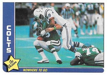 1985 Fleer Team Action #33 Nowhere to Go Front