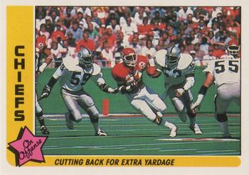 1985 Fleer Team Action #34 Cutting Back for Extra Yardage Front