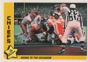 1985 Fleer Team Action #36 Rising to the Occasion Front