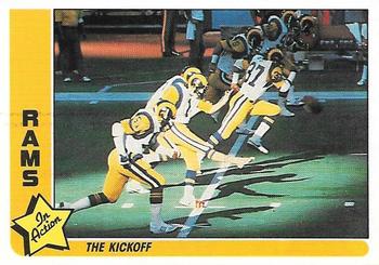 1985 Fleer Team Action #42 The Kickoff Front