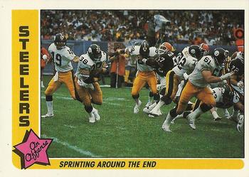 1985 Fleer Team Action #64 Sprinting around the End Front