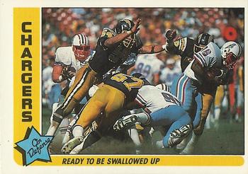 1985 Fleer Team Action #71 Ready to Be Swallowed Up Front