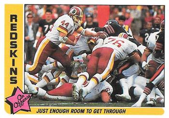 1985 Fleer Team Action #82 Just Enough Room to Get Through Front