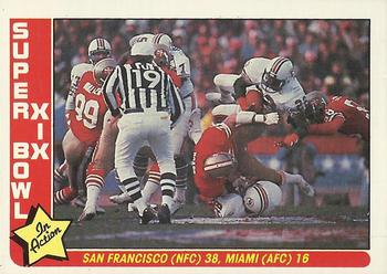 1985 Fleer Team Action #87 Super Bowl XIX Front