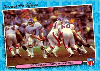 1986 Fleer Team Action #19 The Blockers Spring into Action Front