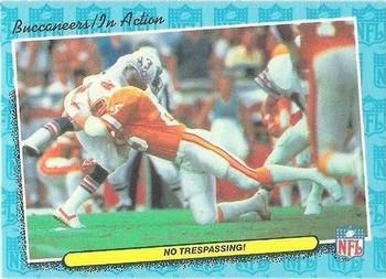 1986 Fleer Team Action #81 No Trespassing! (1986 schedule) Front