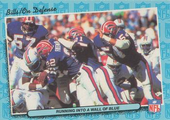1986 Fleer Team Action #5 Running Into a Wall of Blue Front