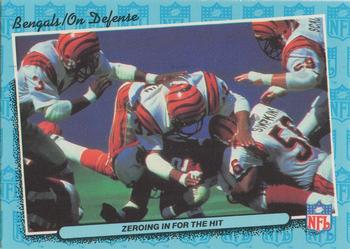 1986 Fleer Team Action #11 Zeroing In for the Hit Front