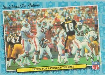 1986 Fleer Team Action #45 Dolphins In Action Front