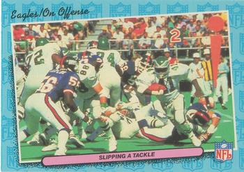 1986 Fleer Team Action #61 Slipping a Tackle Front