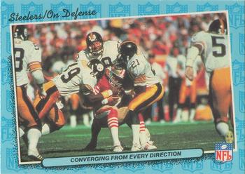 1986 Fleer Team Action #65 Converging from Every Direction (Defense) Front