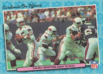 1986 Fleer Team Action #67 Calmly Dropping Back to Pass Front