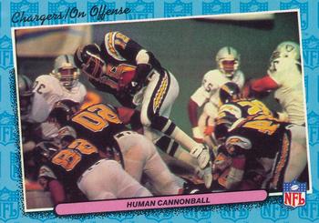 1986 Fleer Team Action #70 Human Cannonball Front