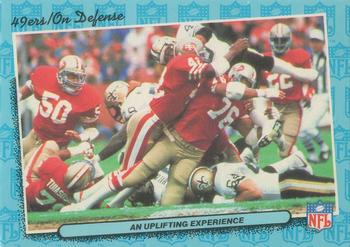1986 Fleer Team Action #74 An Uplifting Experience (Defense) Front