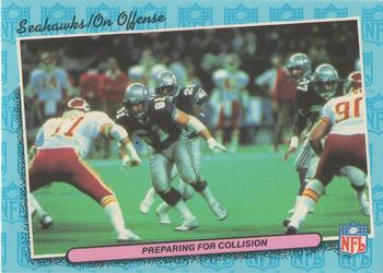 1986 Fleer Team Action #76 Preparing for Collision (Offense) Front