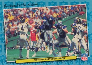 1986 Fleer Team Action #78 Forcing a Hurried Throw Front