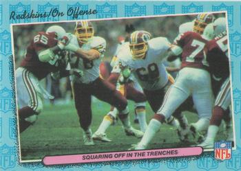 1986 Fleer Team Action #82 Squaring Off in the Trenches Front