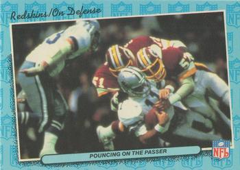1986 Fleer Team Action #83 Pouncing on the Passer Front