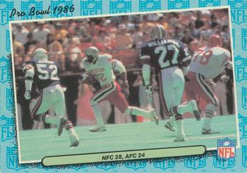 1986 Fleer Team Action #88 Pro Bowl 1986 Front
