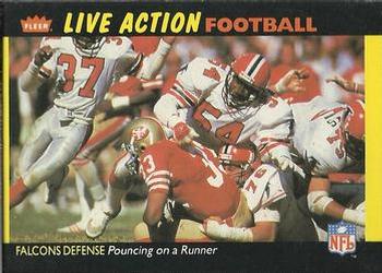 1987 Fleer Team Action #2 Pouncing on a Runner Front