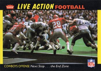 1987 Fleer Team Action #11 Next Stop ... the End Zone Front