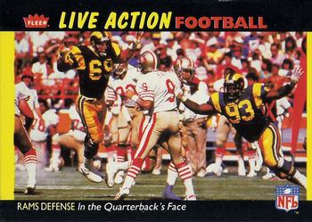 1987 Fleer Team Action #28 In the Quarterback's Face Front